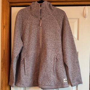 The North Face Heathered Purple Fleece Pullover
